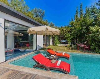 Kaş İslamlar'da Huzurlu Doğada, Isıtmalı Havuzlu, Şık Villa - 4