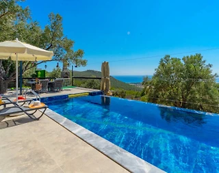 Kaş Gelemiş'te Balayı Çiftlerine Uygun, Özel Havuzlu, Ferah Villa - 5