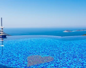 Kaş İslamlar'da Muhteşem Tasarıma Sahip, Sonsuzluk Havuzlu, Lüks Villa - 2