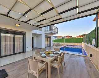 Kaş Andifli'de Eşsiz Doğada, Özel Havuzlu, 3+1 Şık Villa - 5