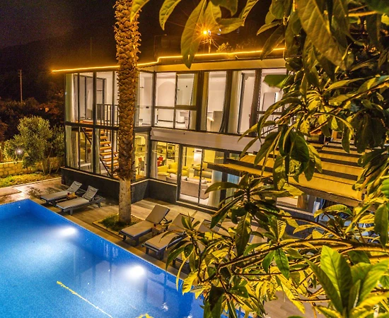 Kalkan Ulugöl'de Muhteşem Doğa İçerisinde, Jakuzili, Kiralık Villa - 1