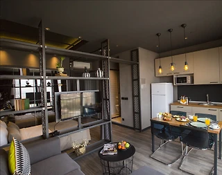 İstanbul Ataşehir'de Şehir Manzaralı, Konforlu, Balayı Dairesi - 4