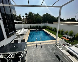 Serik Belek’te Kalabalık Gruplar İçin Özel Havuzlu, Kiralık Tatil Villası - 3