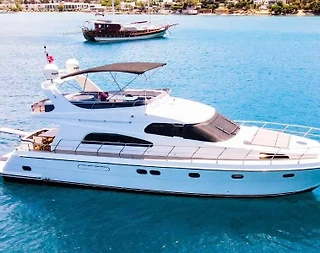 Bodrum Türkbükü Çıkışlı, Muhteşem Denizde, 4 Kişi Kapasiteli Motoryat - 5