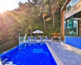 Kaş İslamlar'da Muhteşem Doğa Manzaralı, Özel Havuzlu, Kiralık Villa - 3