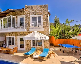 Kaş İslamlar'da Huzur Dolu Doğada, Özel Havuzlu, Jakuzili Villa - 3