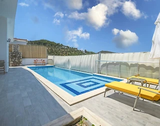 Kaş İslamlar'da Merkezi Konumda, Özel Havuzlu, Balayı Villası - 5