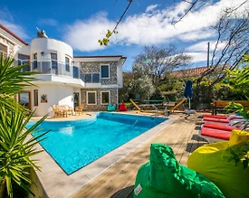 Marmaris Söğüt'te Tasarımıyla Büyüleyen, Özel Havuzlu, 8 Kişilik Villa - 2