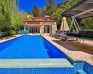 Kalkan Sarıbelen'de Ferah Bahçeli, Özel Havuzlu, Konforlu Villa - 2