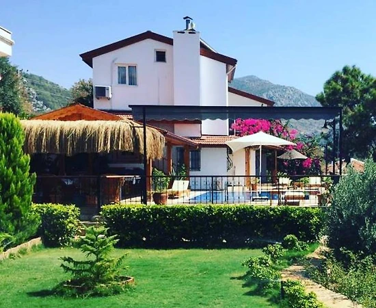 Marmaris Söğüt'te Deniz ve Doğa Manzaralı, Özel Havuzlu, Kiralık Villa - 1