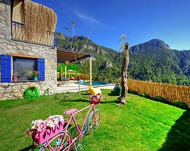 Fethiye Karaağaç'ta Harika Deniz Manzaralı, Özel Havuzlu, Kiralık Villa - 2