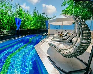 Kaş İslamlar'da Muhteşem Doğa İçerisinde, Özel Havuzlu, Hamamlı Villa - 2