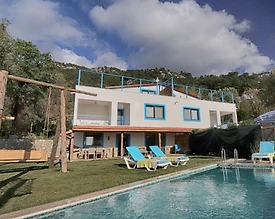 Fethiye Faralya'da Enfes Deniz Manzaralı, Özel Havuzlu, İkiz Villa - 2