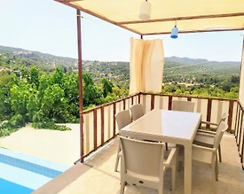 Kaş Çukurbağ'da Enfes Doğa Manzaralı, Özel Havuzlu, Yazlık Villa - 3