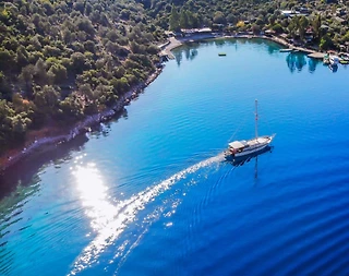 Kaş Kalkan'ın Muhteşem Maviliğinde, 2016 Yapımlı, 16 Metrelik Gulet - 2