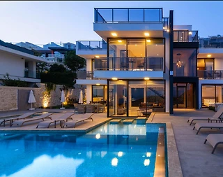 Kaş Kalkan'da Enfes Deniz Manzaralı, Özel Havuzlu, Romantik Villa - 2