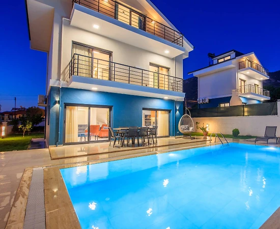 Fethiye Ölüdeniz'de Enfes Doğa İçerisinde, Özel Havuzlu, Modern Villa - 1