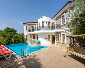 Marmaris Söğüt'te Tasarımıyla Büyüleyen, Özel Havuzlu, 8 Kişilik Villa - 3