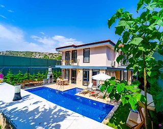 Kaş Patara'da Sessiz ve Sakin Konumda, Özel Havuzlu, Lüks Villa - 4