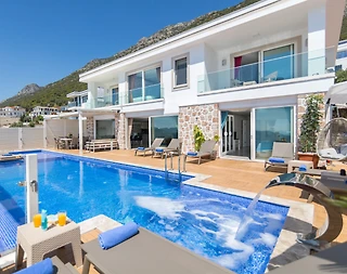 Kalkan Kördere'de Mükemmel Manzaralı, Özel Havuzlu, Oyun Odalı Villa - 4