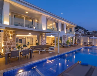 Kalkan Kördere'de Mükemmel Manzaralı, Özel Havuzlu, Oyun Odalı Villa - 3