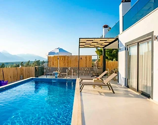 Kaş Palamut'da Doğa İçerisinde, Özel Havuzlu, Lüks Kiralık Villa - 4