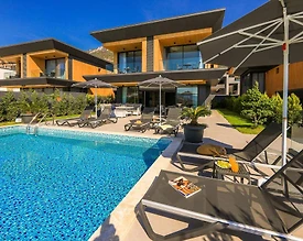 Kaş Kalkan'da Enfes Deniz Manzaralı, Özel Havuzlu, Kiralık Villa - 3