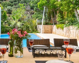 Kaş Kalkan'da İhtişamlı Deniz Manzaralı, Özel Havuzlu, Keyifli Villa - 3