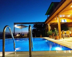 Marmaris Söğüt'te Deniz ve Doğa Manzaralı, Özel Havuzlu, Kiralık Villa - 2