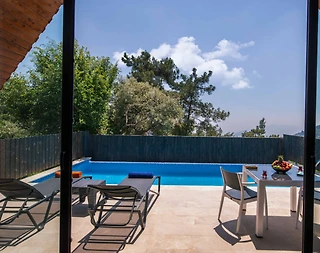 Kaş İslamlar'da Enfes Doğa Manzaralı, Özel Havuzlu, Balayı Villası - 4