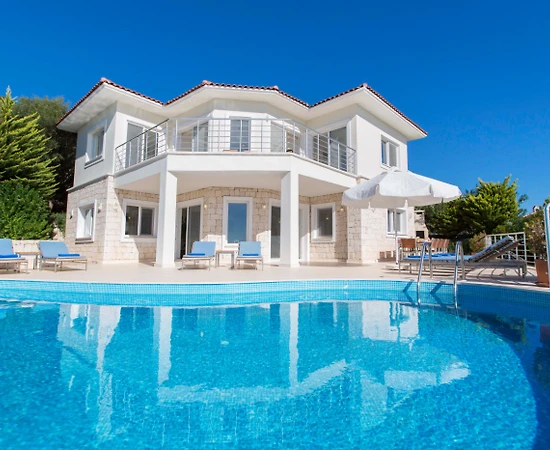 Kaş Çukurbağ'da Doğa ve Deniz Manzaralı, Özel Havuzlu, Ferah Villa - 1