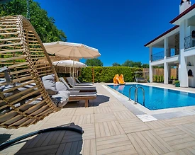 Fethiye Karakeçililer'de Bahçeli, Özel Havuzlu, 4 Yatak Odalı Villa - 3