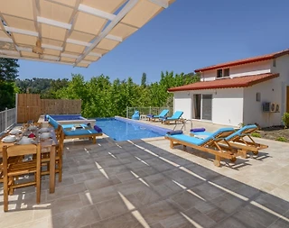 Kaş İslamlar'da Yemyeşil Doğada, Özel Havuzlu, Jakuzili Villa - 5