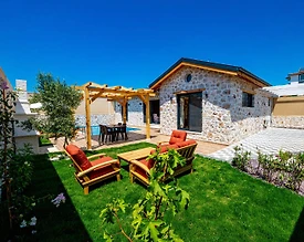 Fethiye'de Modern Mimarili, Özel Havuzlu, Jakuzili, Konforlu Villa - 2