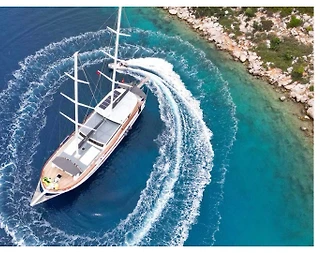 Fethiye Göcek'in Soğuk Sularında, 14 Kişilik, 4 Kabinli, Lüks Gulet - 5