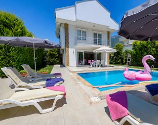 Fethiye Ölüdeniz'de Huzur Dolu Doğada, Özel Havuzlu, Şık Villa - 2