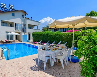 Muğla Fethiye'de Kalabalık Ailelere Uygun, Özel Havuzlu, Tatil Evi - 2