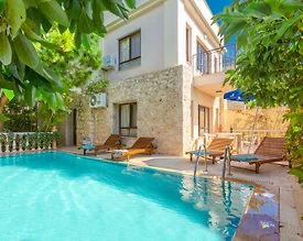 Kaş Kalkan'da Enfes Doğa Manzaralı, Özel Havuzlu, 6 Kişilik Villa - 3