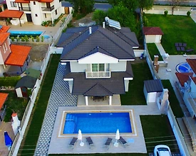 Muğla Dalyan'da Merkeze Yakın Konumda, Özel Havuzlu, 4+1 Kiralık Villa - 3