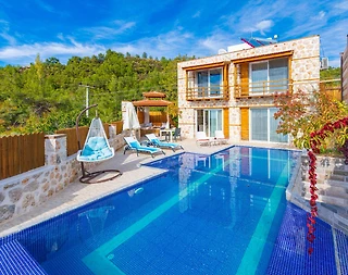 Kaş İslamlar'da Enfes Doğa İçerisinde, Özel Havuzlu, Lüks Villa - 5