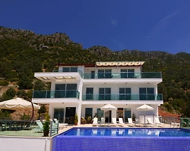 Kaş Bezirgan'da Muhteşem Deniz Manzaralı, Özel Havuzlu, Modern Villa - 3