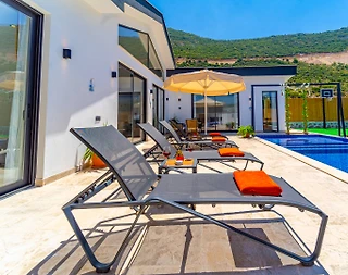 Kaş Bezirgan'da Enfes Doğada, Özel Havuzlu, Kiralık Villa - 4