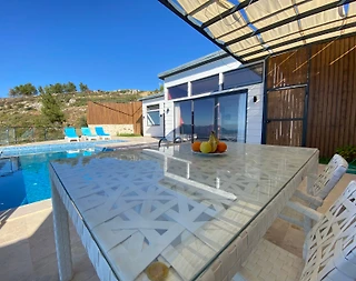 Kaş Üzümlü'de Muhteşem Manzaralı, Özel Havuzlu, Modern Villa - 3