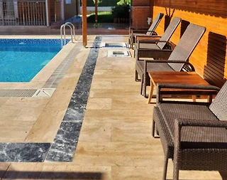 Serik Kadriye'de Doğa İçerisinde, Özel Havuzlu, Ahşap Mimarili Villa - 3