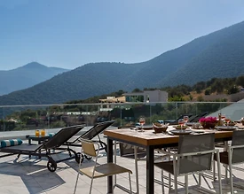 Kalkan'da Muhteşem Deniz Manzaralı, Sonsuzluk Havuzlu, Lüks Villa - 3