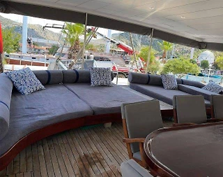 Marmaris Bozburun'da 12 Kişilik, 25 Metre, Kiralık Gulet - 4