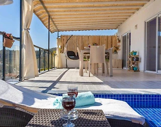 Kaş İslamlar'da Enfes Doğa İçerisinde, Özel Havuzlu, Modern Villa - 5