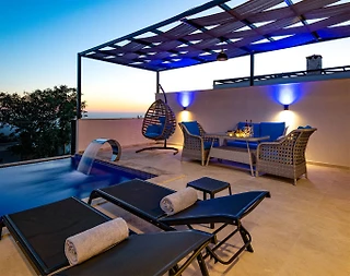 Kaş İslamlar'da Özenle Dekore Edilmiş, Özel Havuzlu, Kiralık Villa - 5