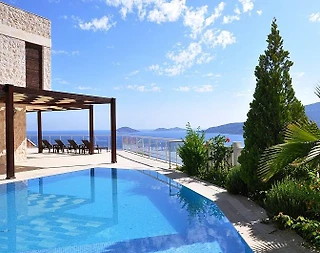 Kaş Kalkan'da İhtişamlı Deniz Manzaralı, Özel Havuzlu, Keyifli Villa - 1