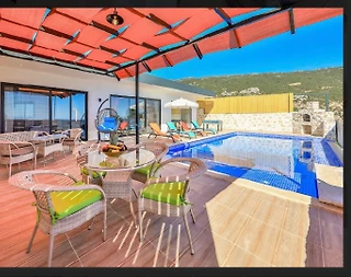 Kaş İslamlar'da Doğa İle İç İçe, Özel Havuzlu, Jakuzili, Kiralık Villa - 1